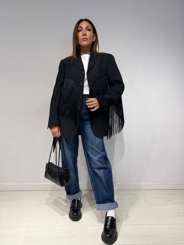 Giacca Vintage con Frange