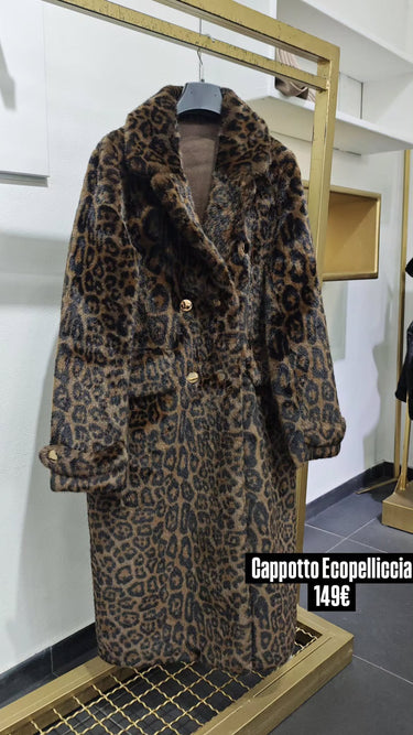 Cappotto ecopelliccia