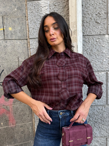 Camicia Square Bordeaux