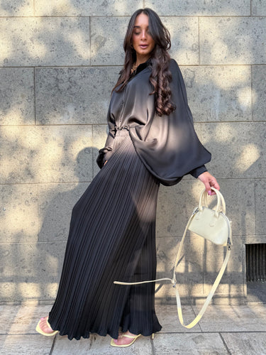 Coordinato Satin Nero