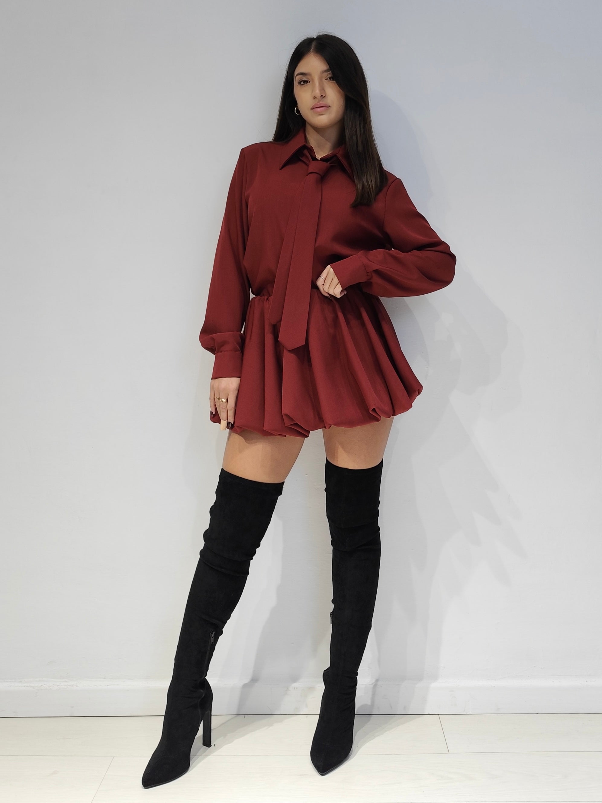 Coordinato Doll Bordeaux