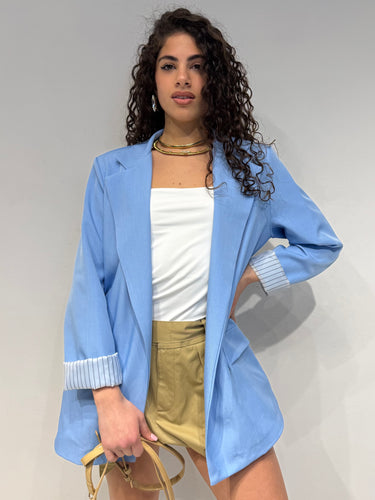 Giacca Maddy Celeste