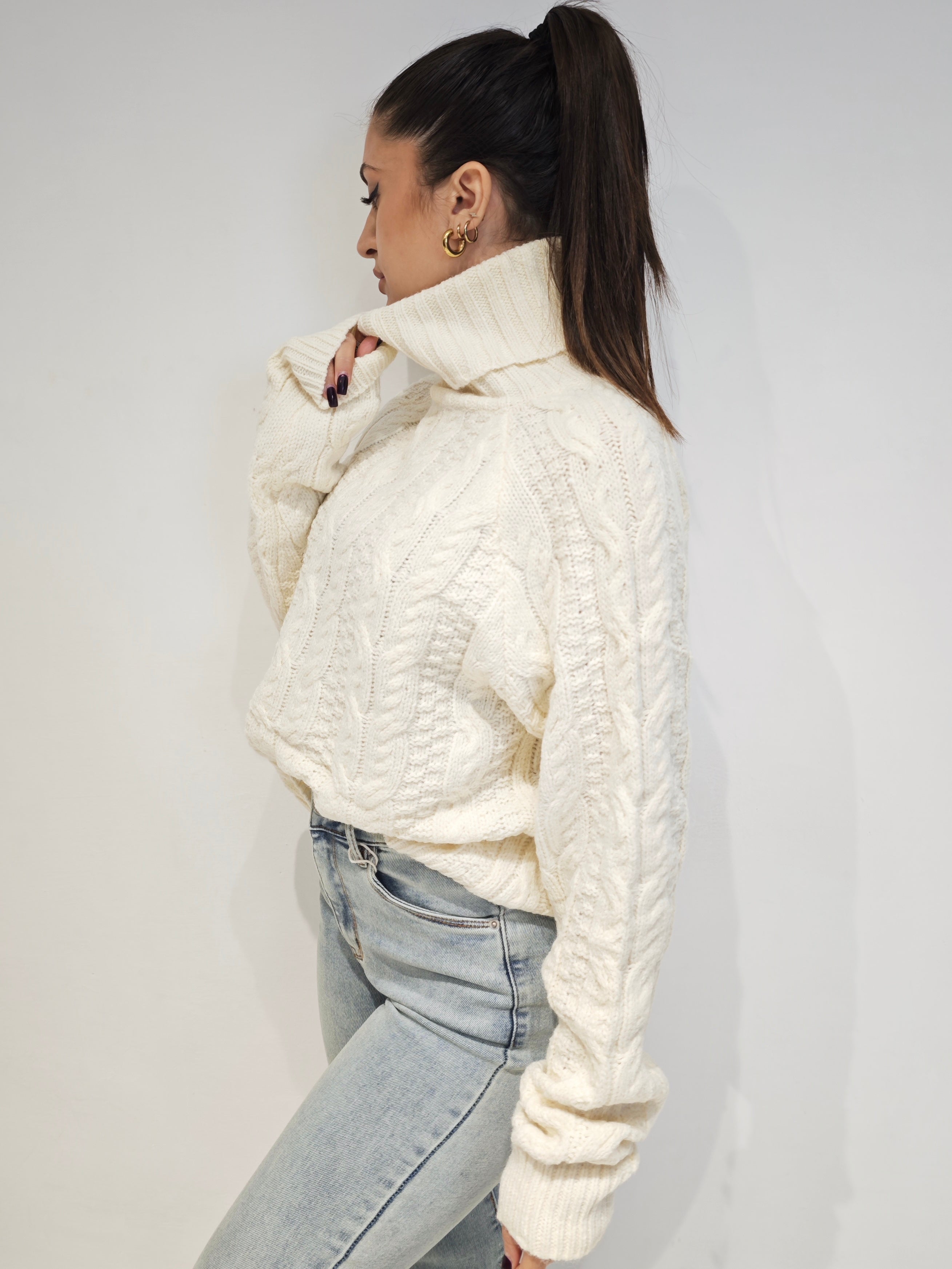 Pull Trecce Panna