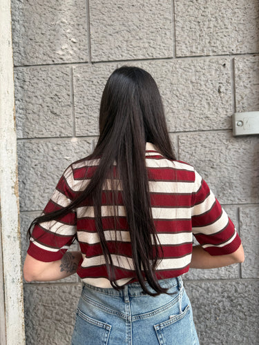 Polo Bottoncini Bordeaux