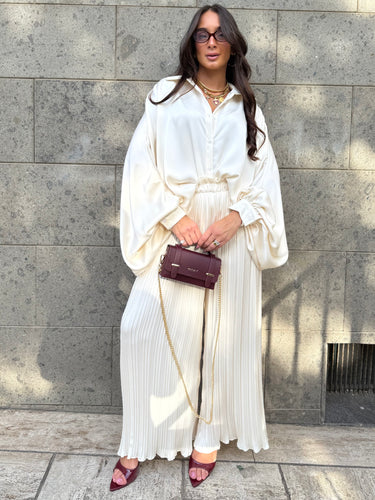 Coordinato Satin Panna