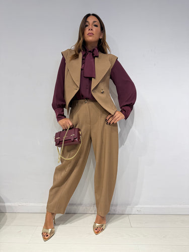 Camicia Desy Bordeaux