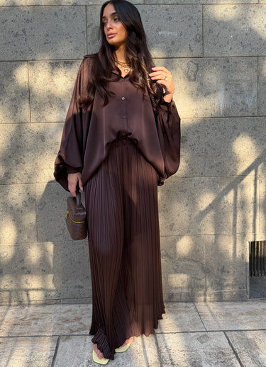 Coordinato Satin Testa Di Moro