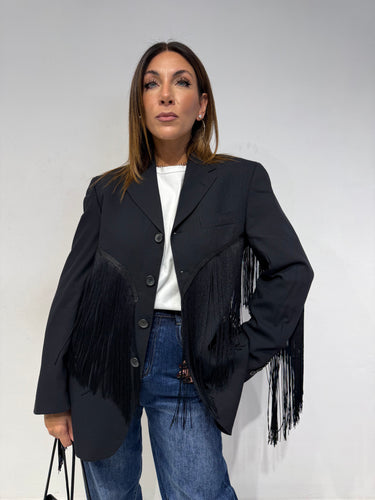 Giacca Vintage con Frange
