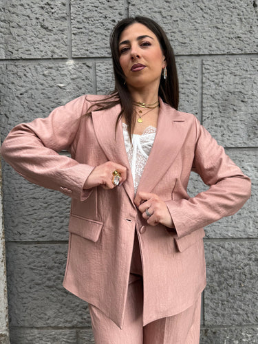 Tailleur Effetto Stropicciato