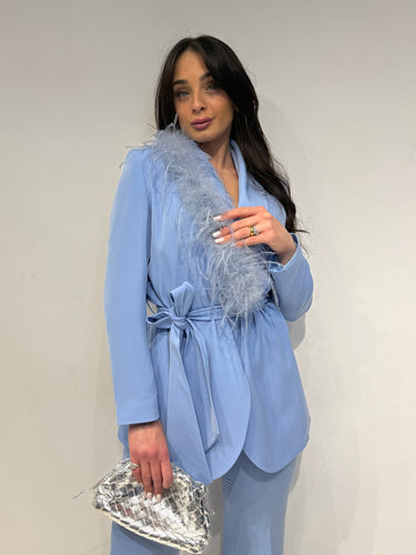 Tailleur Eleonor Celeste