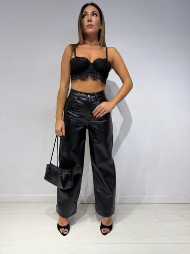 Pantaloni Balloon Ecopelle