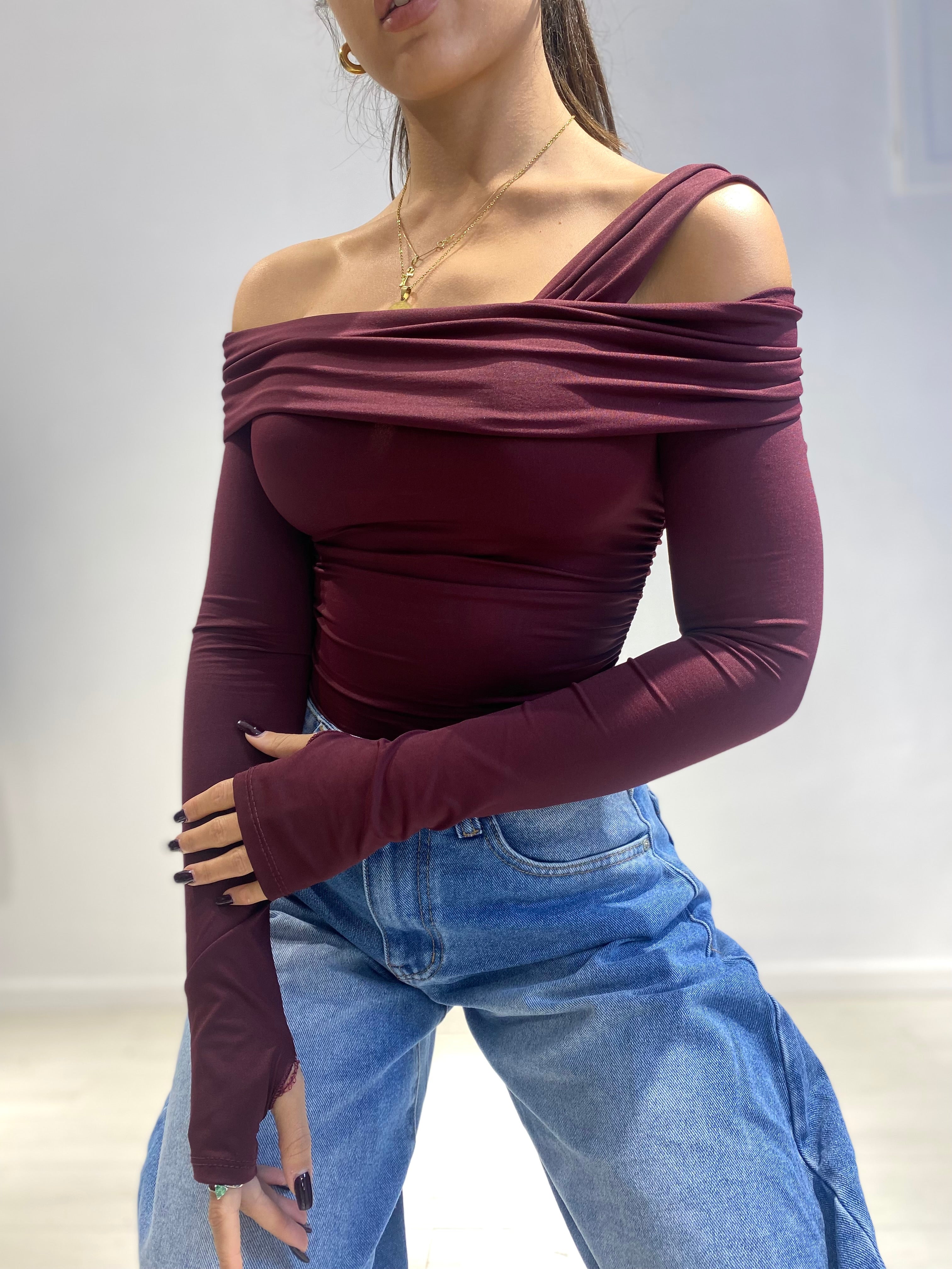 Maglia Laila Bordeaux