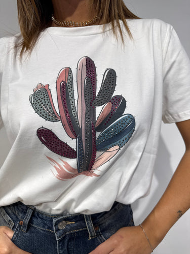 T-Shirt Cactus Strass