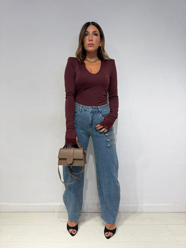 Maglia Luna Bordeaux