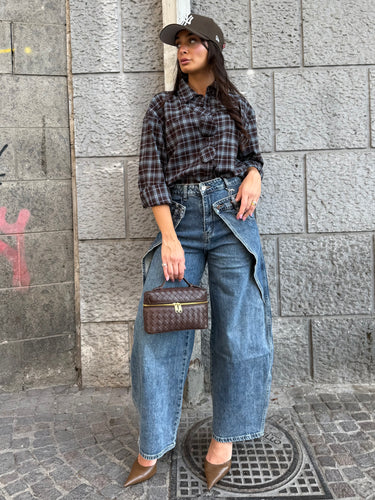 Camicia Square Testa Di Moro