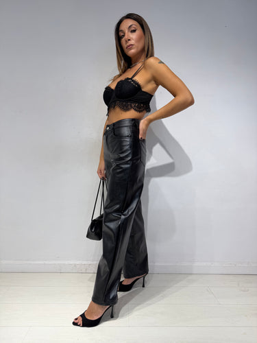 Pantaloni Balloon Ecopelle