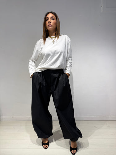 Pantaloni Balloon Nero