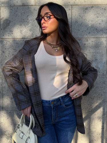 Giacca Tartan