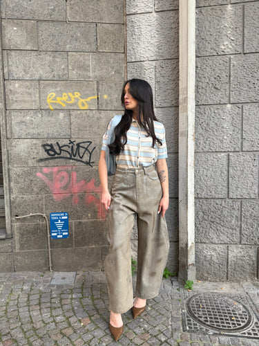 Polo Bottoncini Celeste