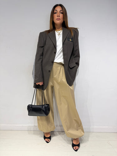 Pantaloni Balloon Beige