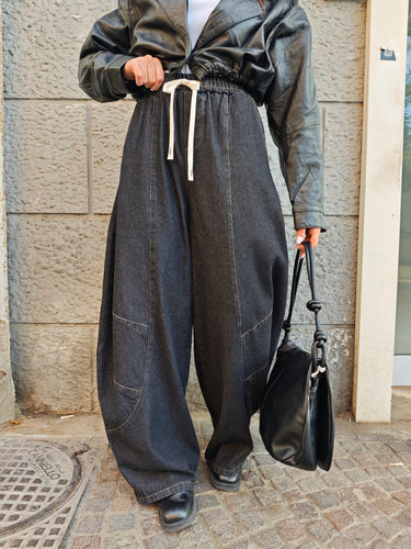 Jeans Balloon Laccio Nero