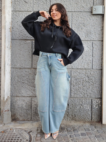 Jeans Balloon Strass