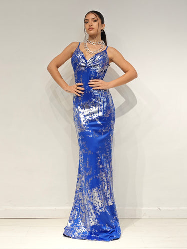 Abito Silver Blu