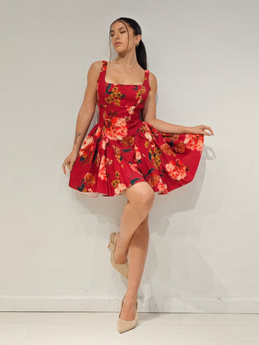 Abito Fiorenza Rosso