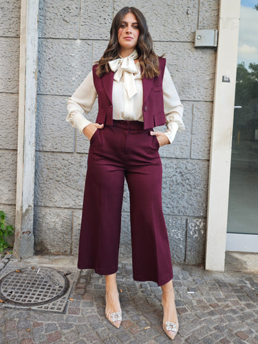 Tailleur Gaila Bordeaux