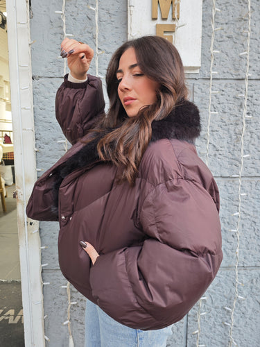 Piumino Puffer Testa Di Moro