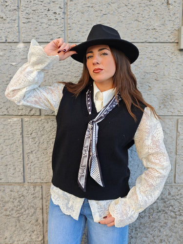 Camicia Gilet Bomton Nero