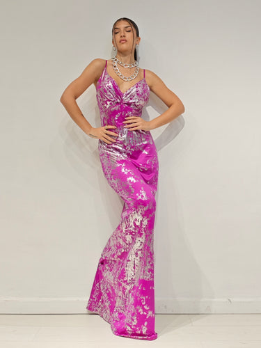 Abito Silver Magenta