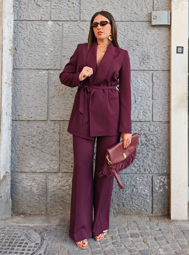 Tailleur Denise Bordeaux