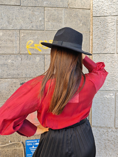 Camicia Flake Bordeaux