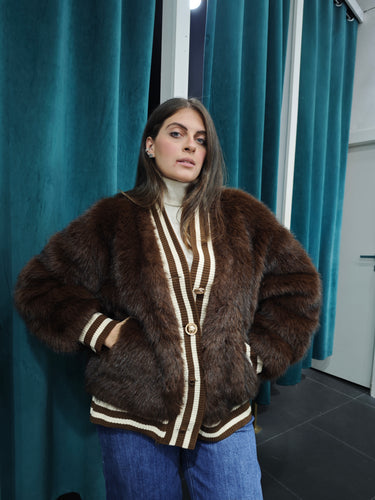 Ecofur Bomber Marrone