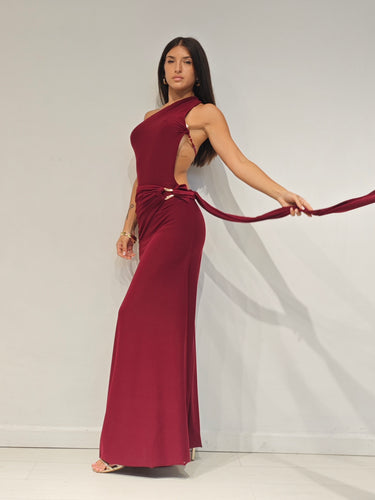 Abito Teresa Bordeaux