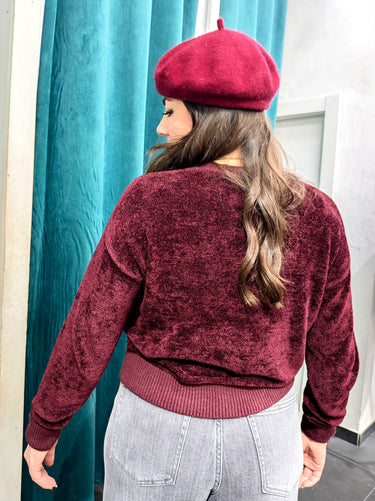 Pull Ciniglia Bordeaux