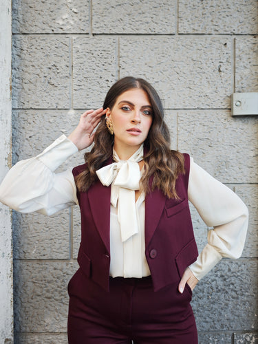 Tailleur Gaila Bordeaux