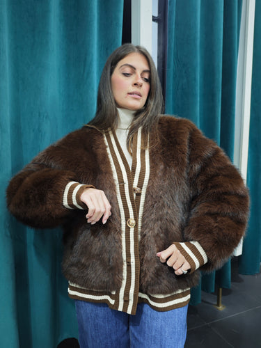 Ecofur Bomber Marrone