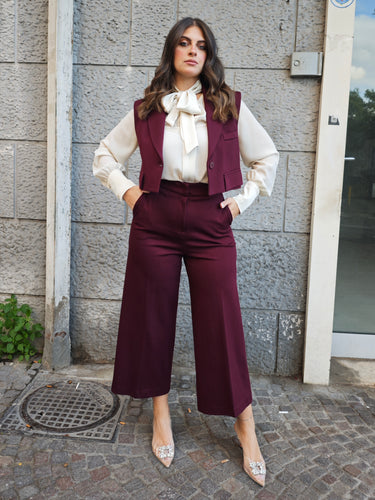 Tailleur Gaila Bordeaux