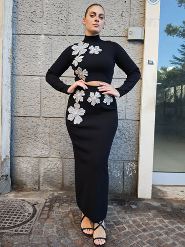 Coordinato Flower Strass