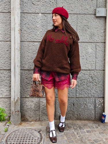 Shorts Baby Doll Bordeaux