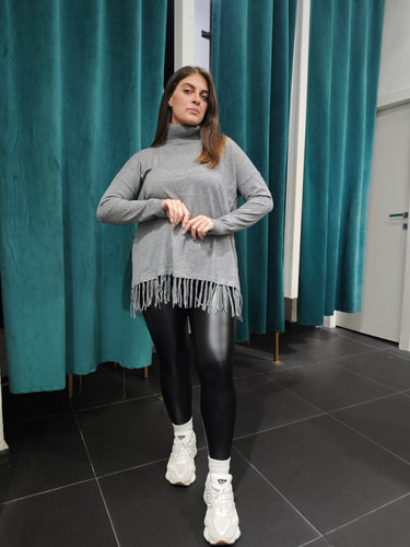 Maglia Frange Grigia