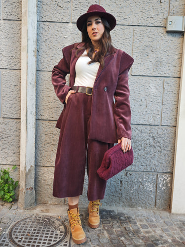 Borsa Trecce Bordeaux