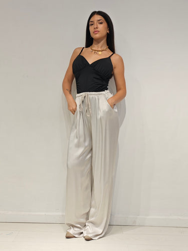 Pantalone Satin Ghiaccio