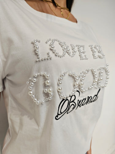 T-shirt Love is Good Bianca