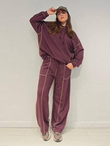Tuta America Bordeaux