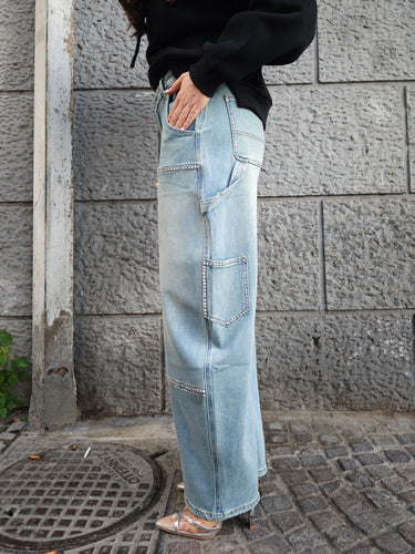 Jeans Balloon Strass