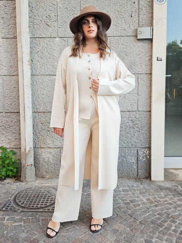 Coordinato 3 Pezzi Panna